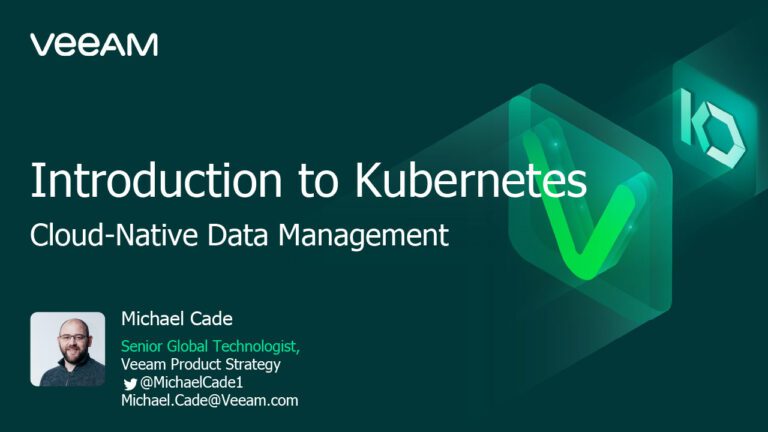 Introduction to Kubernetes: Cloud-Native Data Management